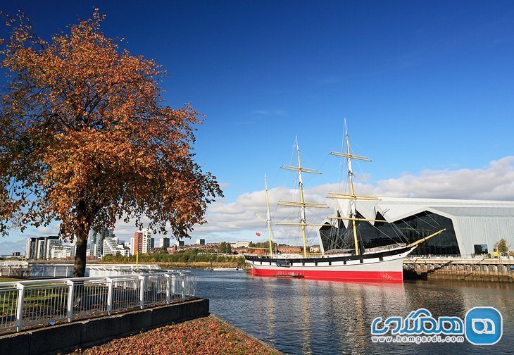 موزه ریورساید Riverside Museum و کشتی بزرگ Tall Ship در گلاسکو