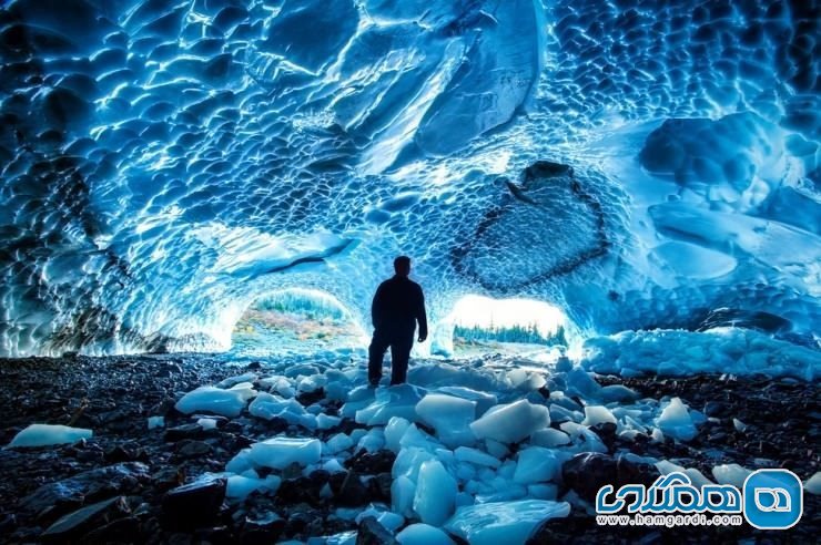 سری به غارهای یخی در ایالت واشنگتن بزنید