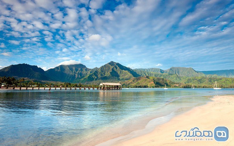 خلیج Hanalei منطقه Kauai