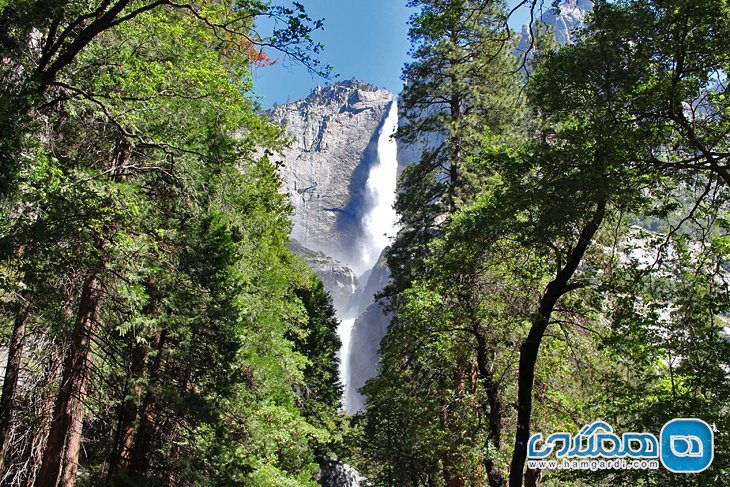 مسیر پایینی آبشار های یوسمایت Lower Yosemite Falls Trail