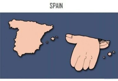 نقشه اروپا یا عجایب؟؟!!‎ | اسپانیا