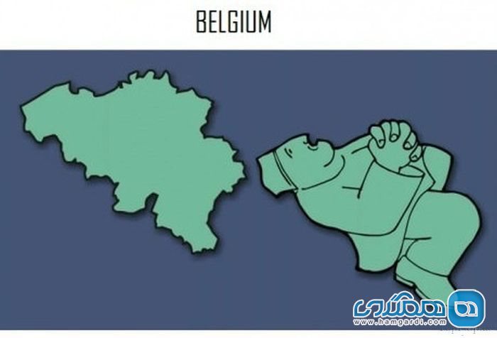 نقشه اروپا یا عجایب؟؟!!‎ | بلژیک