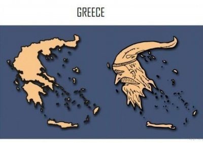 نقشه اروپا یا عجایب؟؟!!‎ | یونان