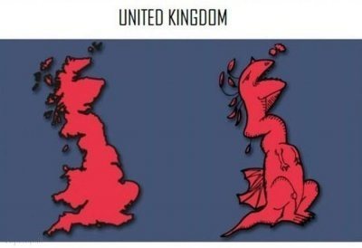 نقشه اروپا یا عجایب؟؟!!‎ | انگلستان