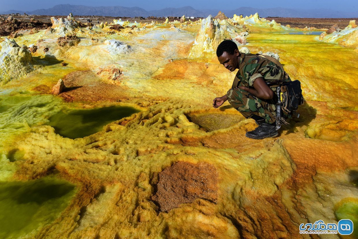 خطر در زمین های هیدروترمال اتیوپی