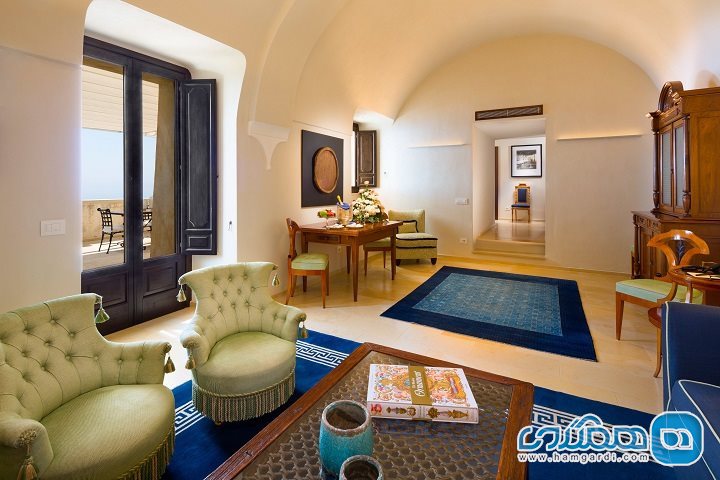 نمای داخلی از هتل Monastero Santa Rosa در سواحل آمالفی ایتالیا