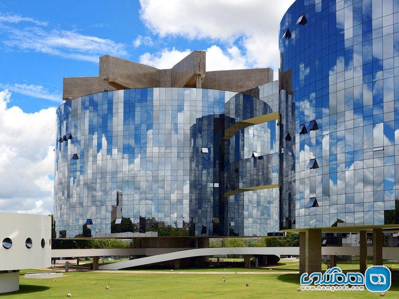برزیلیا Brasília در برزیل (سبک فوتوریسم Futurism یا آینده نگر)