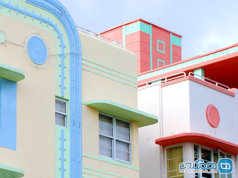 میامی Miami در فلوریدای آمریکا (سبک آرت دکو Art Deco)