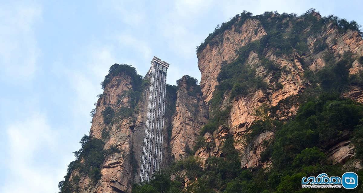 بلندترین بالابر (آسانسور) ساخته شده در طبیعت