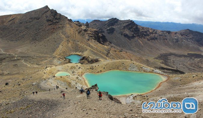 کوهنوردی در مسیر Tongariro Crossing