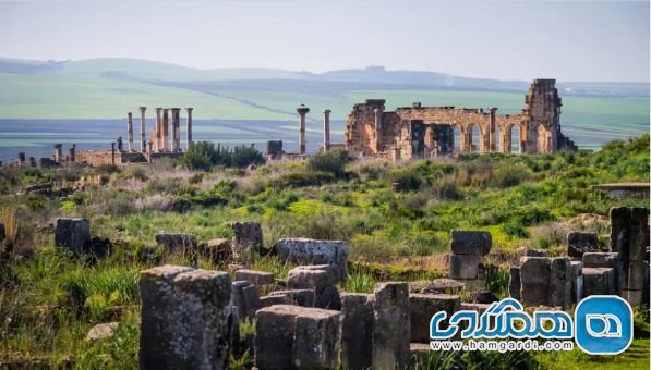 چگونگی بازدید شهر رومی باستانی Volubilis در مراکش 