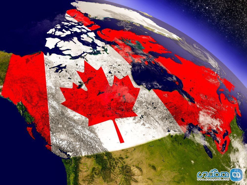مختصات خاکی کشور کانادا
