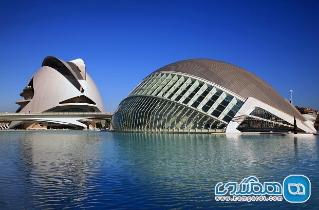 مجموعه شهر هنر ها و علوم Ciudad de las Artes y las Ciencias در شهر والنسیا