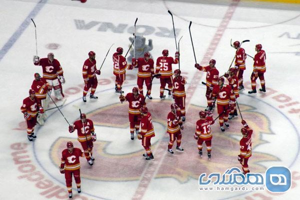 تماشای بازی تیم هاکی Calgary Flames