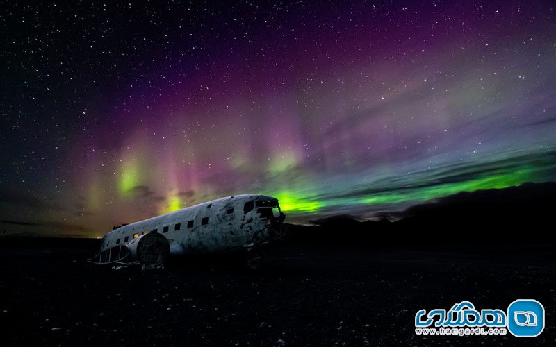 هواپیمای متروک در ایسلند