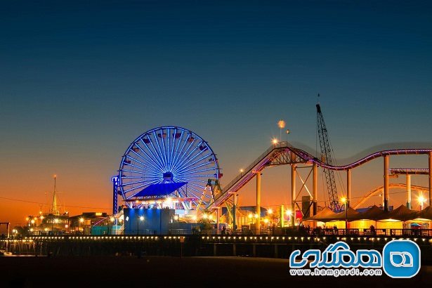 اسکله سانتا مانیکا Santa Monica Pier