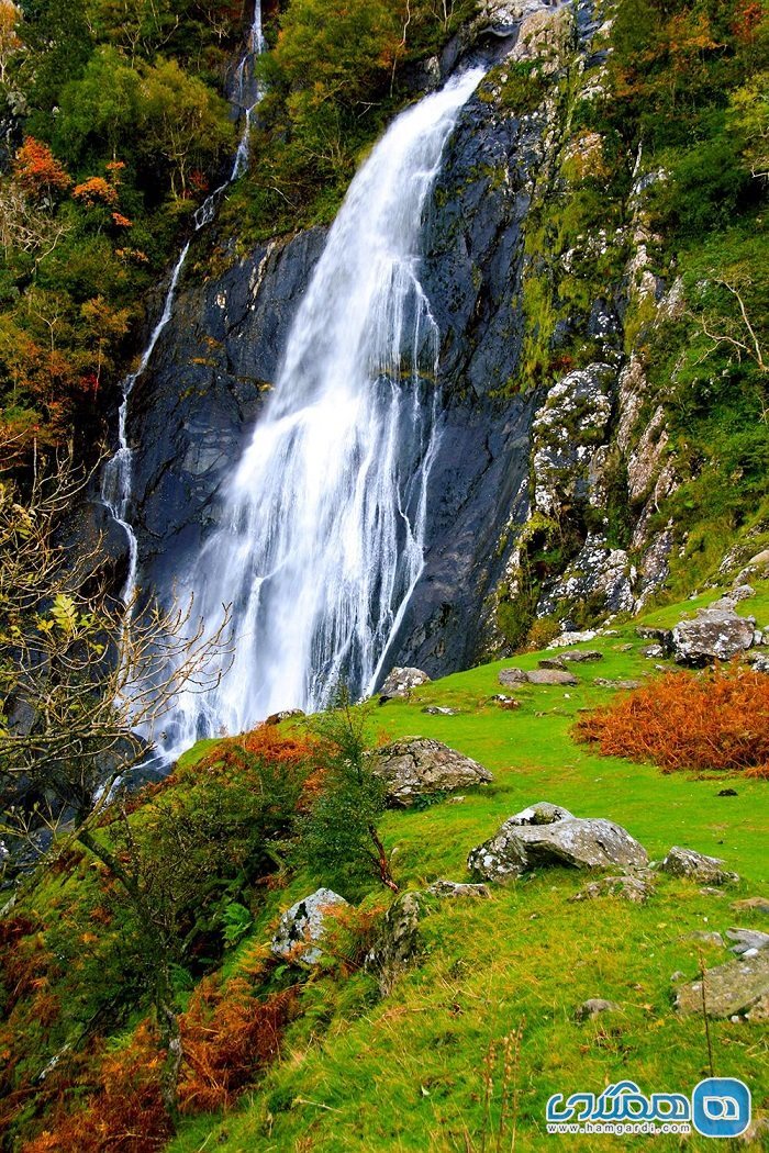 آبشار های آبر Aber Falls