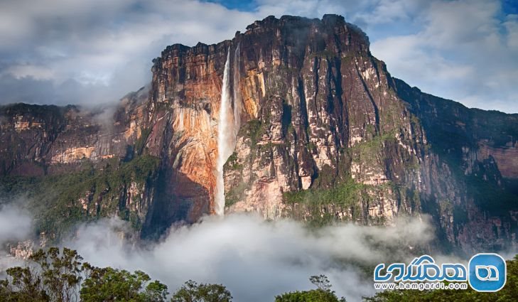 آبشار آنجل در ونزوئلا (angel falls in venezuela)