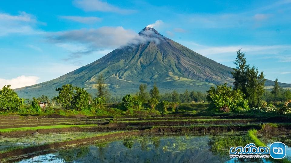 آتشفشان مخروطی (Mayon Volcano)، آلبای، فیلیپین