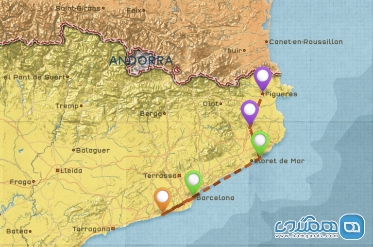 برنامه ریزی چهارم : سفر ده روزه با کوله پشتی به اسپانیا : بارسلونا و کاتالونیا