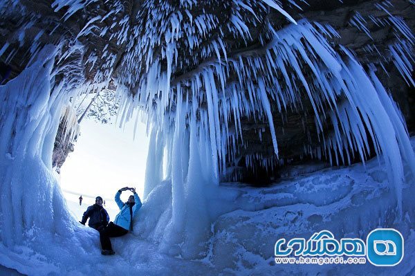 مجموعه غارهای چشم نواز و خیره کننده یخی کشور آرژانتین