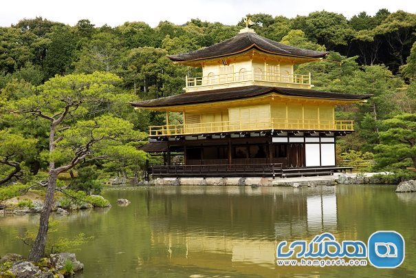 معبد کینکاکوجی Kinkaku-ji یا پاویون طلایی Golden Pavilion