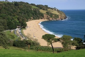 Coastguards and Mothecombe Beaches , Devon