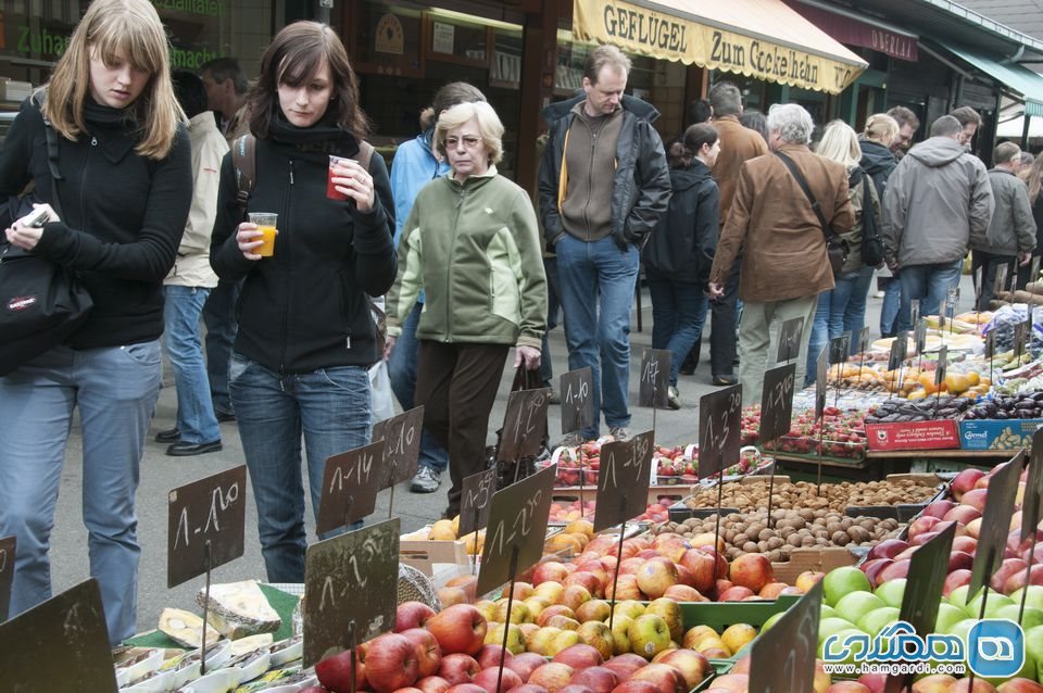 نمونه رفتارهای محلی در Naschmarkt
