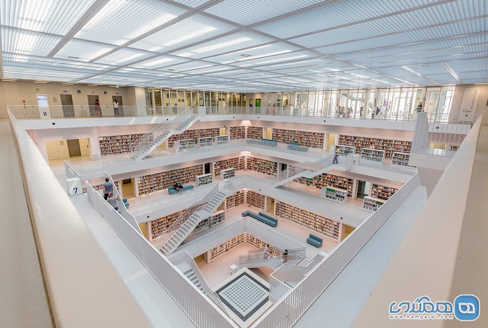 کتابخانه شهر اشتوتگارت، آلمان