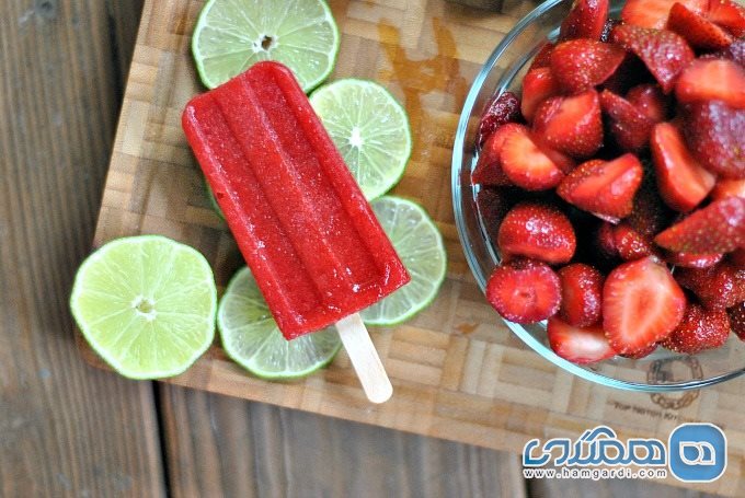 Ingredient Strawberry Popsicle