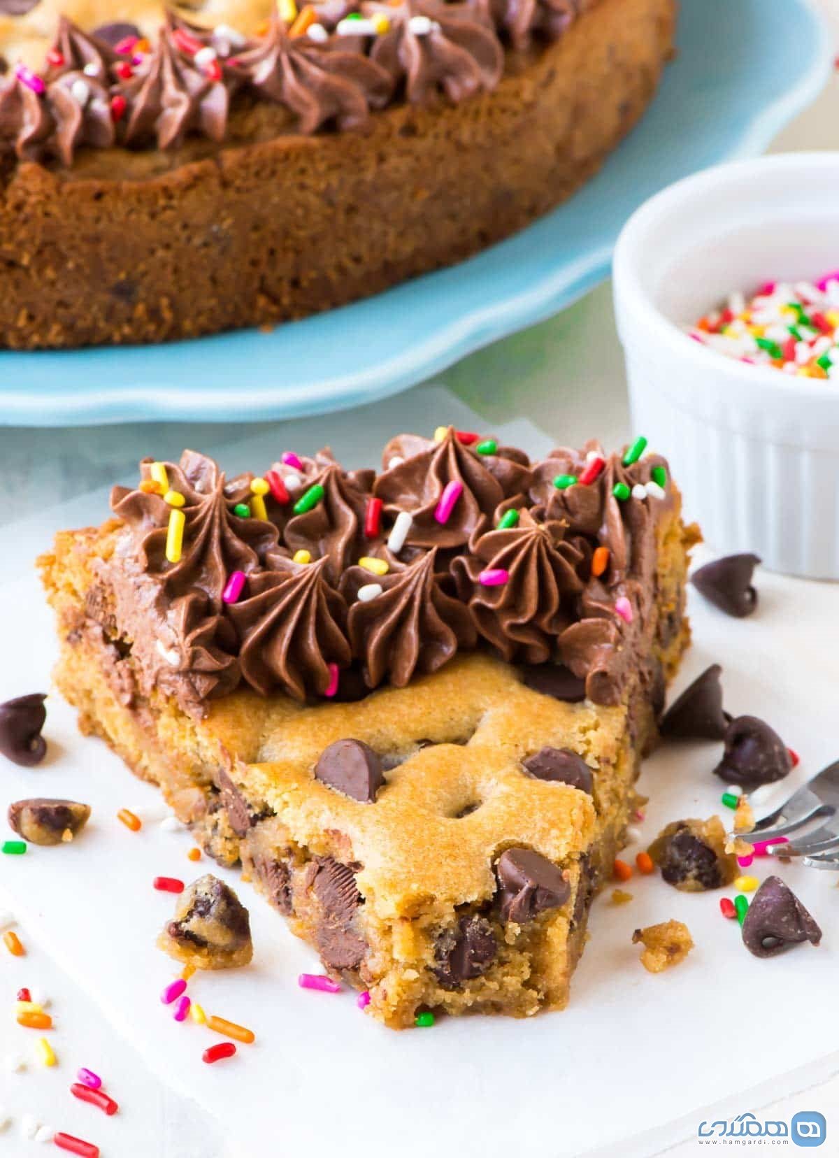  Healthy Chocolate Chip Cookie Cake