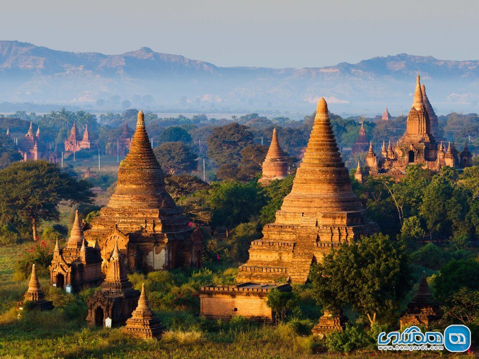 در میانمار، پاگوداهای طلایی خارق العاده باگان را ببینید و تحسین کنید