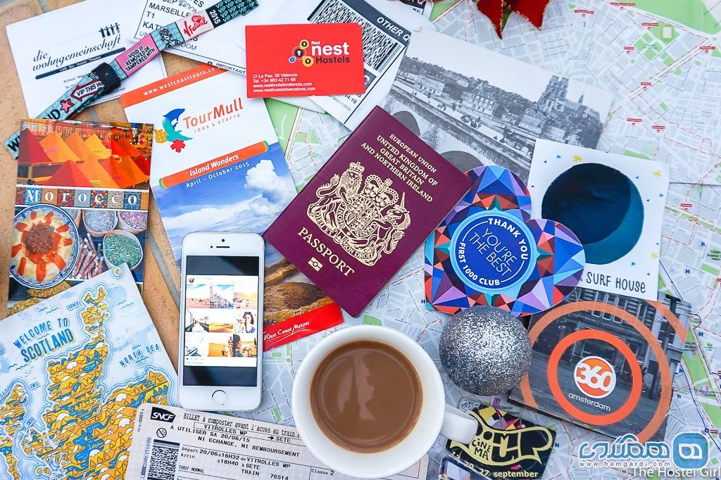 برنامه ریزی اولین سفر بین المللی : از مدارک سفر، بلیط ها، بیمه مسافرتی و مدارک رزرو هتل خود کپی بگیرید