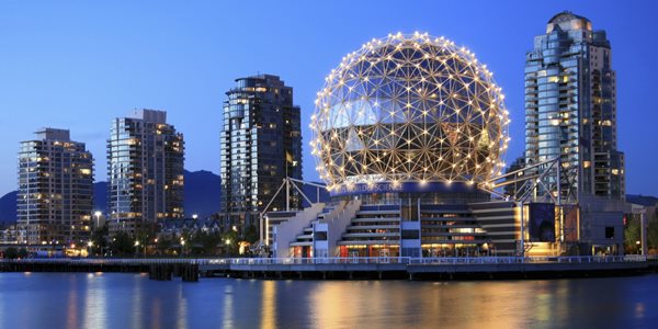 ساختمان دنیای علم ونکوور