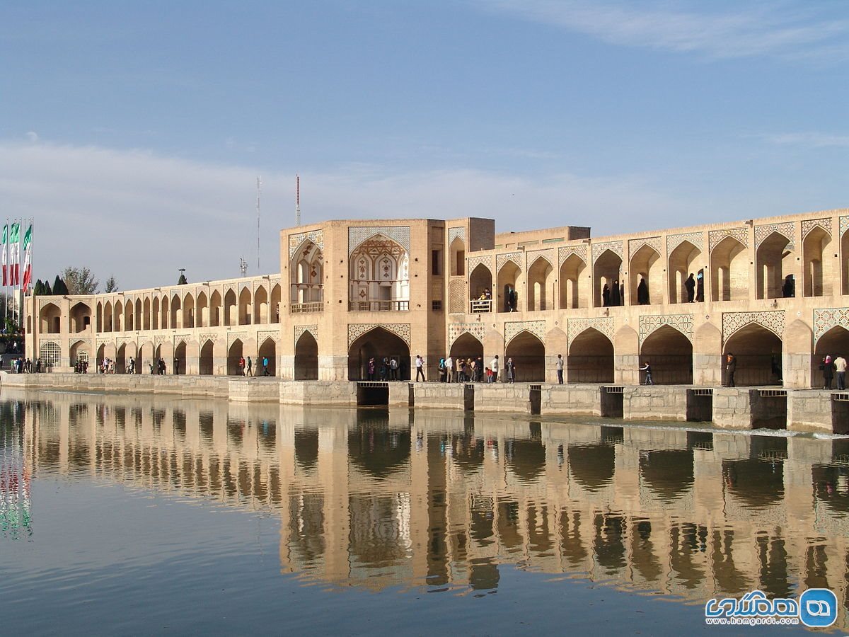پل تاریخی خواجو در استان اصفهان
