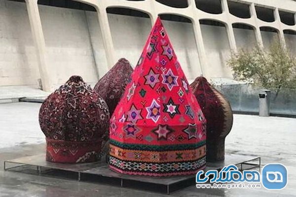 فرش دستبافتی که گنبد شده 