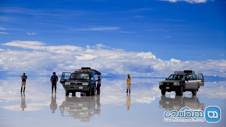 کویر نمک سالار دو ییونی Salar de Uyuni در بولیوی