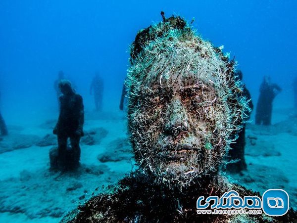 شماره سه: موزه زیر آب آتلانتیکو لنزروته در کشور اسپانیا Museo Atlantico Lanzarote