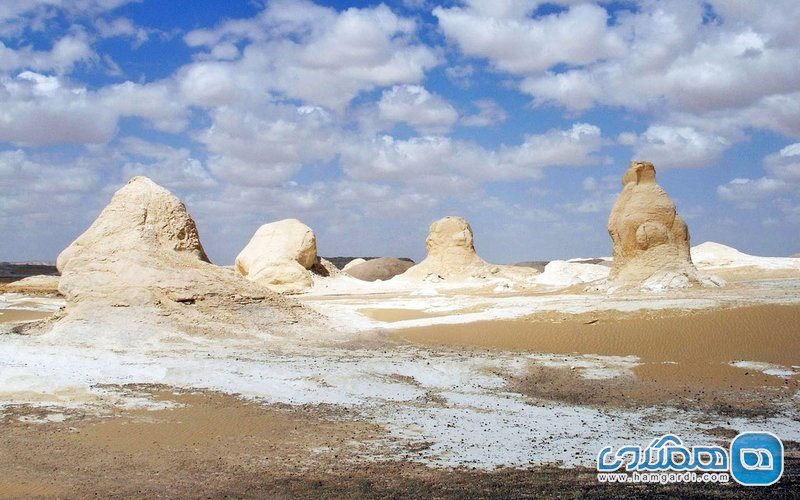 صحرای سفید یا صحرای بیضاء Sahara el Beyda در مصر