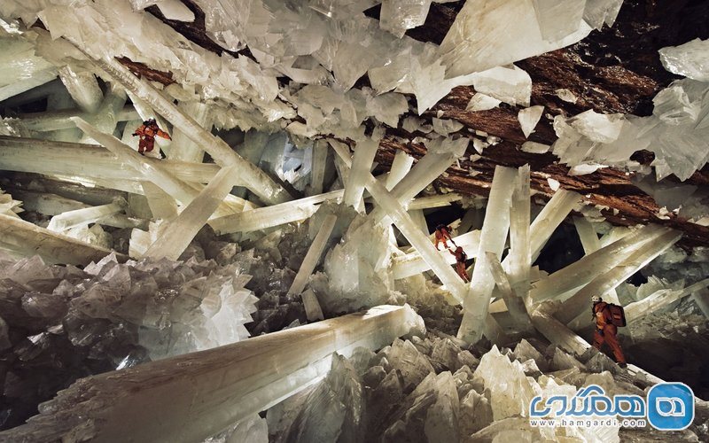 غار کریستال ها Cave of the Crystals در مکزیک