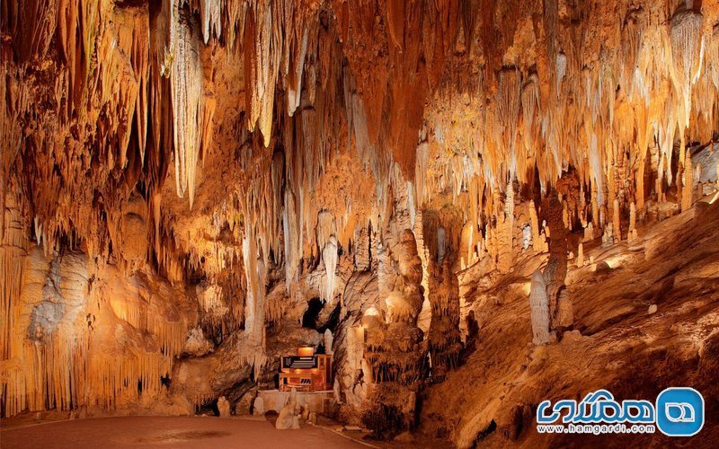 غار های لورای Luray Caverns در ویرجینیای آمریکا
