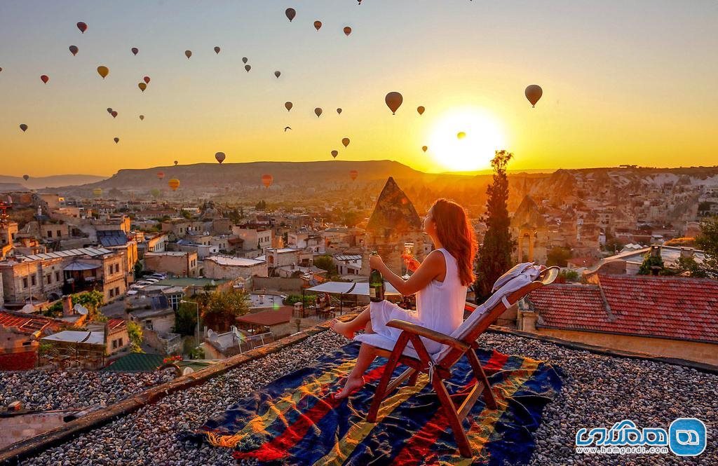 هتل کاپادوکیا کیو سوییتس در قلب شهر کاپادوکیا کشور ترکیه Cappadocia Cave Suites
