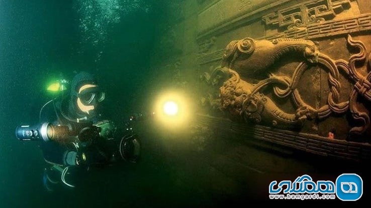 چیزهای عجیب و اشیاء جالب زیر آب : شهر زیر آبی شی چنگ در چین