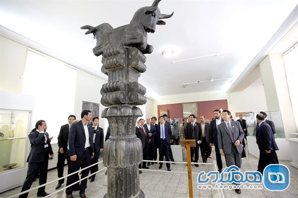 دیدار نخست وزیر ژاپن از موزه ملی ایران 2