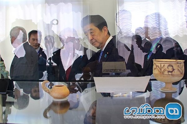 دیدار نخست وزیر ژاپن از موزه ملی ایران 3