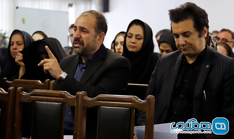 حسام نواب صفوی در دادگاه 