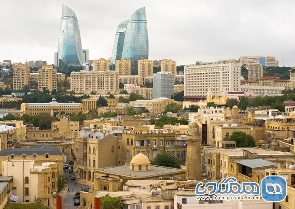 شهر قدیمی باکو در آذربایجان