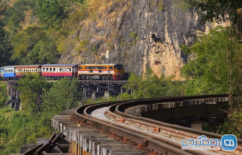 برترین جاذبه های گردشگری تایلند : راه آهن مرگ بین تایلند و برمه Thailand–Burma Death Railway