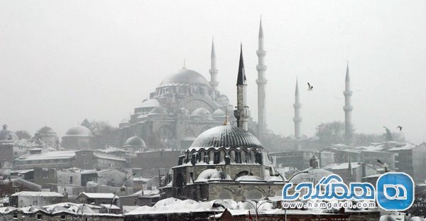 زمستان هاي شهر استانبول تركيه