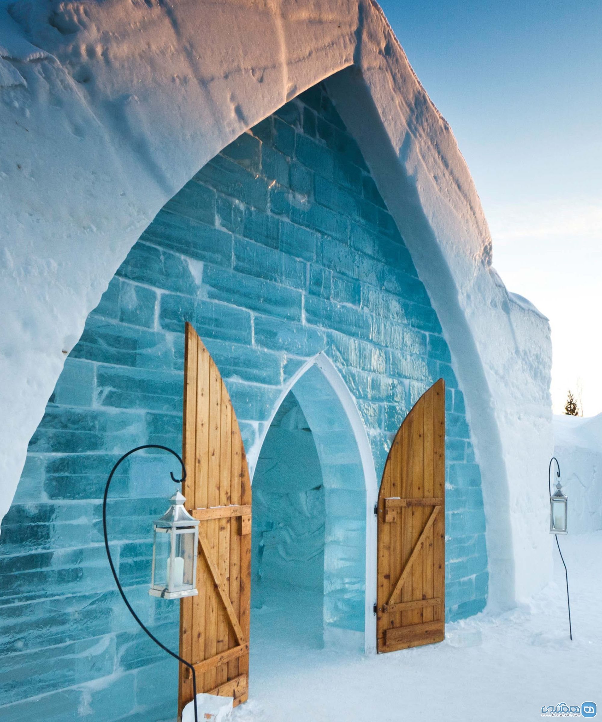 هتل های یخی جهان